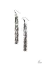 Load image into Gallery viewer, Starlit Tassels - Black Earring 2617E