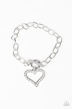Load image into Gallery viewer, March To A Different HEARTBEAT - White Bracelet 1567B