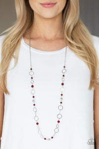 Kid In A Candy Store - Red Necklace 2577N