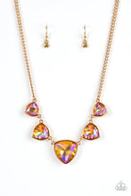 Load image into Gallery viewer, Cosmic Constellations - Gold Necklace 1071n