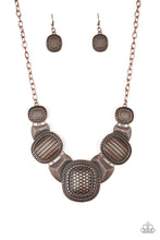 Load image into Gallery viewer, Prehistoric Powerhouse - Copper Necklace 7n