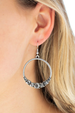 Self Made Millionare - Silver Earring  2679E