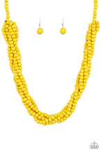 Load image into Gallery viewer, Tahiti Tropic - Yellow Necklace 1209N