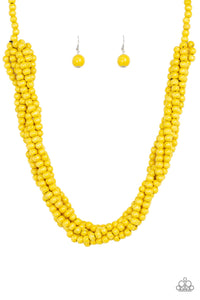 Tahiti Tropic - Yellow Necklace 1209N