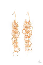 Load image into Gallery viewer, Long Live The Rebels - Gold Earring 2857e