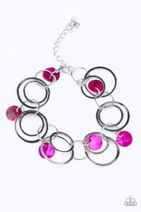 A Hot SHELL - er Necklace & Total SHELL -Out - Pink Bracelet 1083n