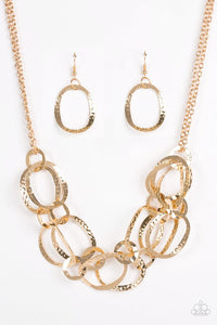 Circus Chic - Gold Necklace 1326n