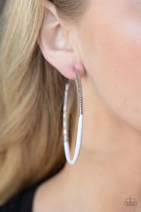 Drip , Drip Hooray - White Earring  2924e