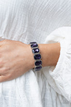 Load image into Gallery viewer, Studded Smolder - Purple Bracelet 1772b