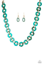 Load image into Gallery viewer, Fashionista Fever - Blue Necklace 18n