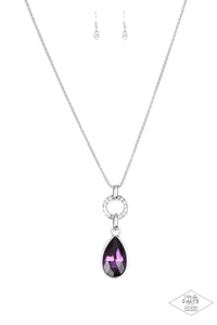 Lookin Like A Million - Purple Necklace 28n