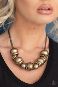 Only The Brave - Brass Necklace 1146N