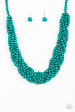 Load image into Gallery viewer, Tahiti Tropic - Blue Necklace 1209N