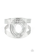 Load image into Gallery viewer, Rustic Coils - Silver Bracelet 1642B