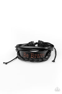 Brave Soul - Black Bracelet 1723b