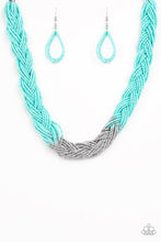 Load image into Gallery viewer, Brazilian Brilliance - Blue  Necklace 1303N