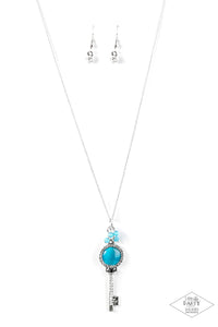 Unlock Every Door - Blue Necklace 90N