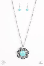 Load image into Gallery viewer, Country Retro - Blue Necklace