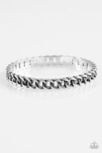 Load image into Gallery viewer, Might and CHAIN - Silver Bracelet