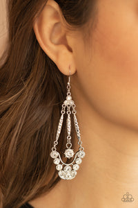 High - Ranking Radiance - White Earring 2850e