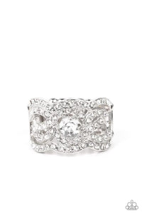 Doting on Dazzle - White Ring 3085r