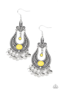 Fiesta Flair - Yellow Earring