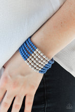 Load image into Gallery viewer, LAYER It On Thick - Blue Bracelet 1617B