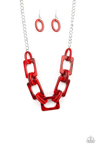 Sizzle Sizzle - Red Necklace 19n