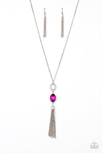 Glamorous Glow & Unstoppable Glamour - Pink Necklace & Bracelet Set 1309S