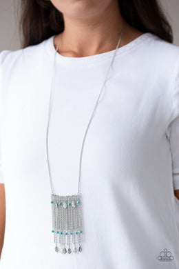 On The Fly - Blue  Necklace 1362n