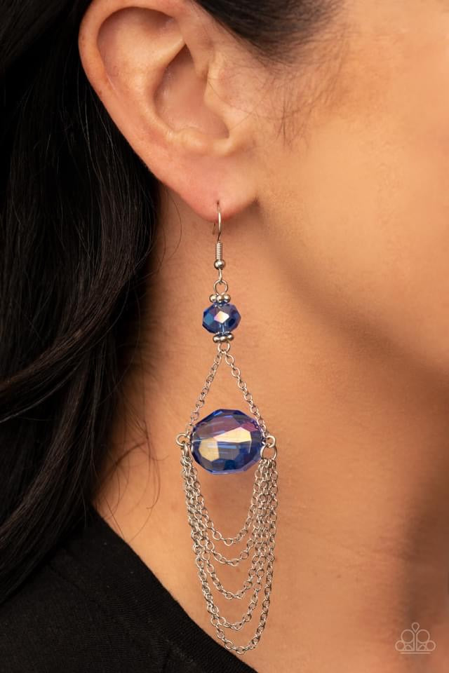 Ethereally Extravagant - Blue Earring 2531e