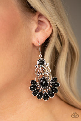 Paradise Parlor - Black Earring