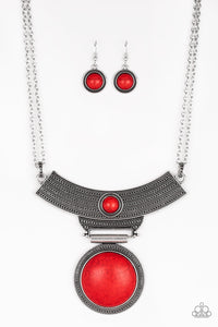 Lasting EMPRESS - Red Necklace 48n