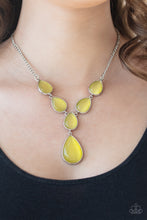 Load image into Gallery viewer, Dewy Decadence - Yellow Necklace 1260n