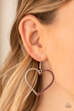 Load image into Gallery viewer, First Date Dazzle - Red Earring 2614E