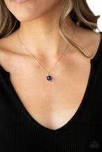 Load image into Gallery viewer, Undeniably Demure - Blue Necklace 1413n