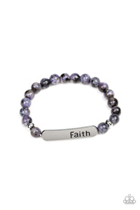 Faith In All Things - Purple Bracelet 2B