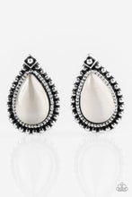 Load image into Gallery viewer, Wouldn’t GLEAM Of It - White Post Earrings 2559E