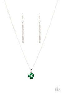 Kiss Me , I’m Irish- Green Necklace 1150n