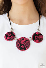 Load image into Gallery viewer, Viper Pit  - Pink Necklace 1319n