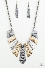 Load image into Gallery viewer, Texture Tigress - Multi Necklace 37n