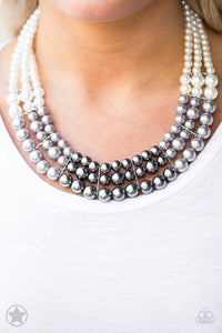 Lady In Waiting - Silver Blockbuster Necklace 1287N