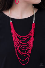 Load image into Gallery viewer, Bora Bombora - Red Necklace 1302N