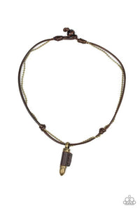 Magic Bullet - Brass Necklace 1169N