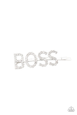 Yas Boss ! - White Hair Clip 2714H