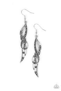 Let Down Your Wings - Silver Earring 47e