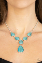Load image into Gallery viewer, Dewy Decadence - Blue Necklace 1260N