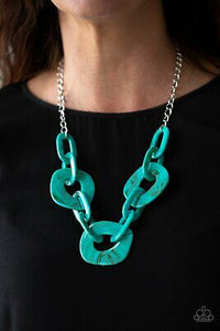Courageously Chromatic - Blue Necklace 21n