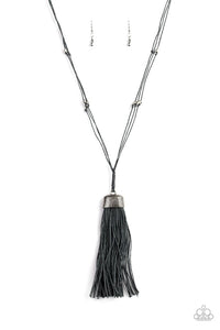 Brush It Off - Silver Necklace 1293N