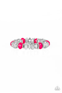 Live Life To The COLOR - fullest - Pink Bracelet 1618B